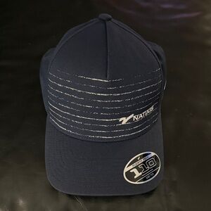Travis Mathew Cap FOMO Dark Blue.  Flexfit Tech features elastic sweat band NWT